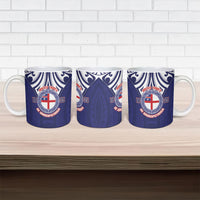 New Zealand United Tribes Te Kara Ceramic Mug He Whakaputanga Maori Pattern LT14 - Polynesian Pride