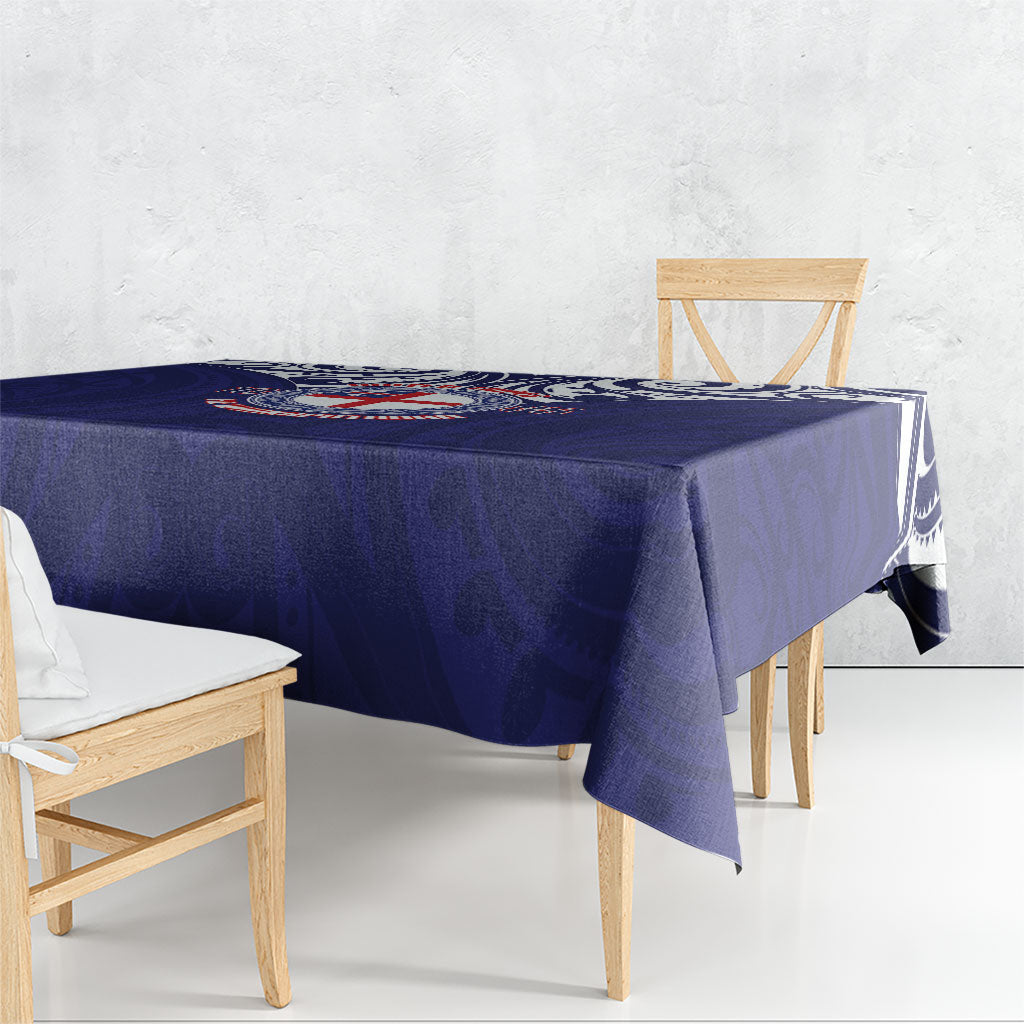 New Zealand United Tribes Te Kara Tablecloth He Whakaputanga Maori Pattern LT14 - Polynesian Pride