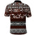 Bula Fiji Polo Shirt Fijian Tapa Masi With Hibiscus Flowers LT14 - Polynesian Pride