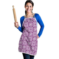 Poni Palaka Quilt Hawaii Apron Hawaiian Tropical Monstera Sea Turtle