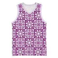 Poni Palaka Quilt Hawaii Basketball Jersey Hawaiian Tropical Monstera Sea Turtle