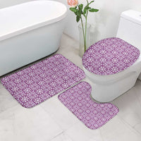 Poni Palaka Quilt Hawaii Bathroom Set Hawaiian Tropical Monstera Sea Turtle