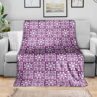 Poni Palaka Quilt Hawaii Blanket Hawaiian Tropical Monstera Sea Turtle