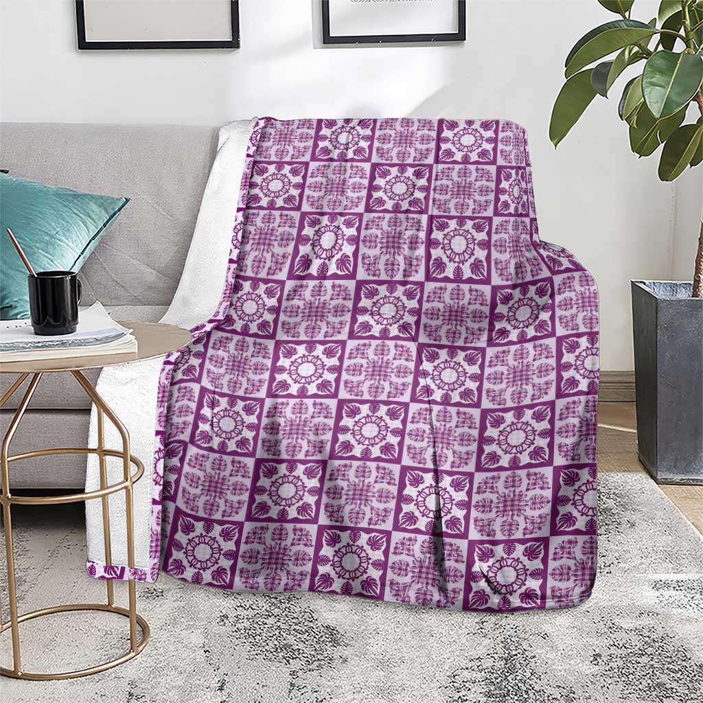 Poni Palaka Quilt Hawaii Blanket Hawaiian Tropical Monstera Sea Turtle