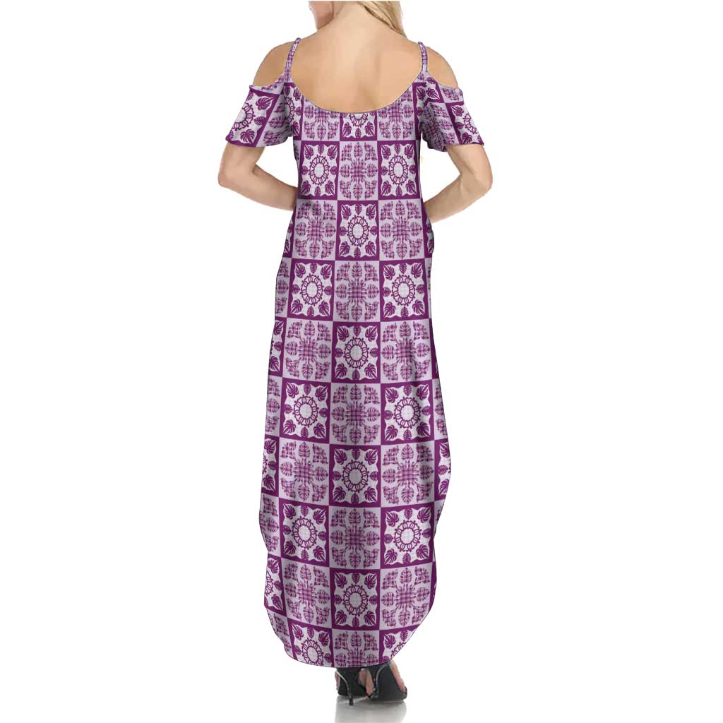 Poni Palaka Quilt Hawaii Family Matching Summer Maxi Dress and Hawaiian Shirt Hawaiian Tropical Monstera Sea Turtle LT14 - Polynesian Pride
