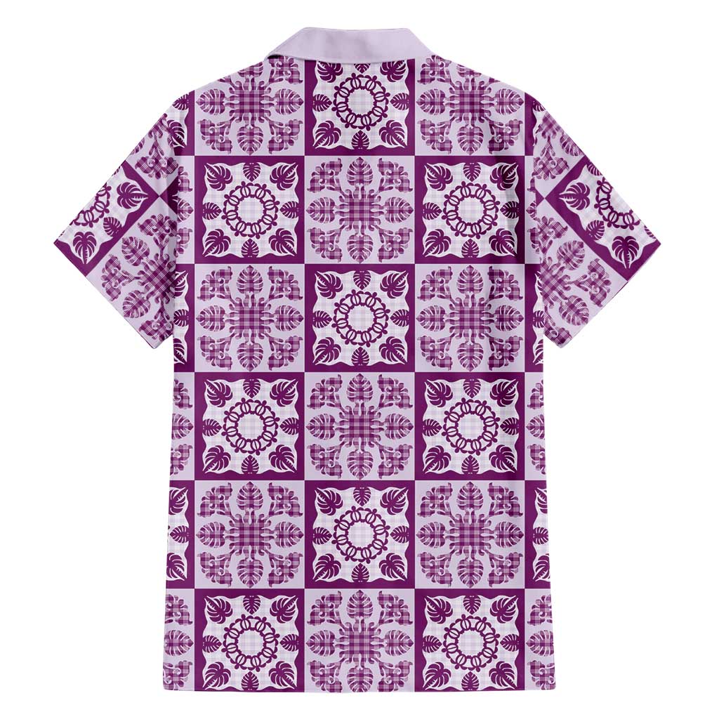 Poni Palaka Quilt Hawaii Hawaiian Shirt Hawaiian Tropical Monstera Sea Turtle