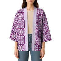 Poni Palaka Quilt Hawaii Kimono Hawaiian Tropical Monstera Sea Turtle