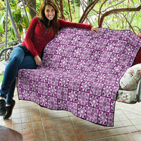 Poni Palaka Quilt Hawaii Quilt Hawaiian Tropical Monstera Sea Turtle
