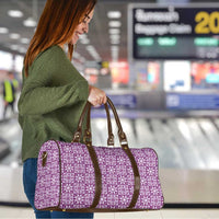 Poni Palaka Quilt Hawaii Travel Bag Hawaiian Tropical Monstera Sea Turtle