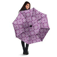 Poni Palaka Quilt Hawaii Umbrella Hawaiian Tropical Monstera Sea Turtle