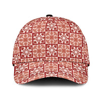 Ulaula Palaka Quilt Hawaii Classic Cap Hawaiian Tropical Monstera Sea Turtle