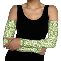 Omaomao Palaka Quilt Hawaii Arm Sleeves Hawaiian Tropical Monstera Sea Turtle
