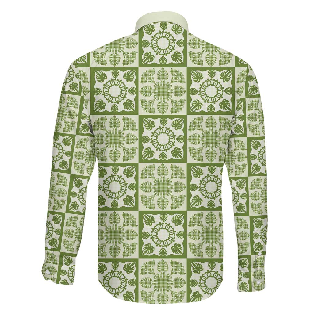 Omaomao Palaka Quilt Hawaii Family Matching Tank Maxi Dress and Hawaiian Shirt Hawaiian Tropical Monstera Sea Turtle LT14 - Polynesian Pride