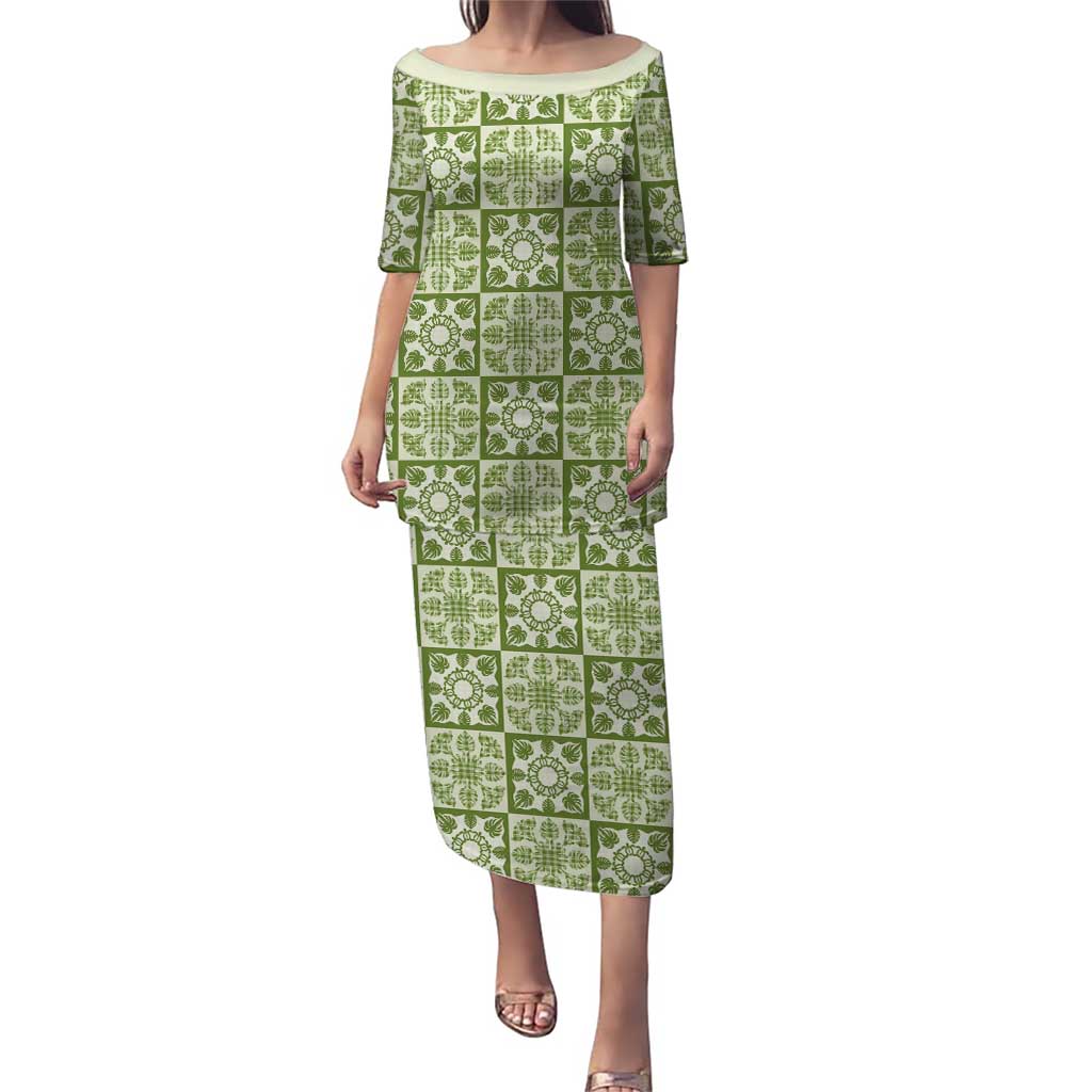 Omaomao Palaka Quilt Hawaii Puletasi Hawaiian Tropical Monstera Sea Turtle