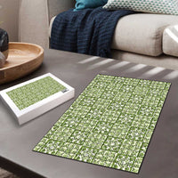 Omaomao Palaka Quilt Hawaii Puzzle Hawaiian Tropical Monstera Sea Turtle