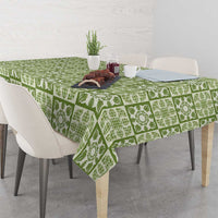 Omaomao Palaka Quilt Hawaii Tablecloth Hawaiian Tropical Monstera Sea Turtle