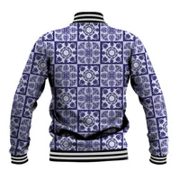 Polu Palaka Quilt Hawaii Baseball Jacket Hawaiian Tropical Monstera Sea Turtle
