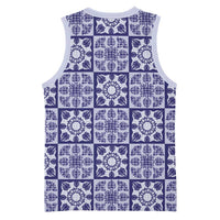 Polu Palaka Quilt Hawaii Basketball Jersey Hawaiian Tropical Monstera Sea Turtle