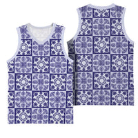 Polu Palaka Quilt Hawaii Basketball Jersey Hawaiian Tropical Monstera Sea Turtle