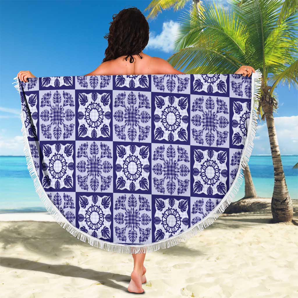 Polu Palaka Quilt Hawaii Beach Blanket Hawaiian Tropical Monstera Sea Turtle