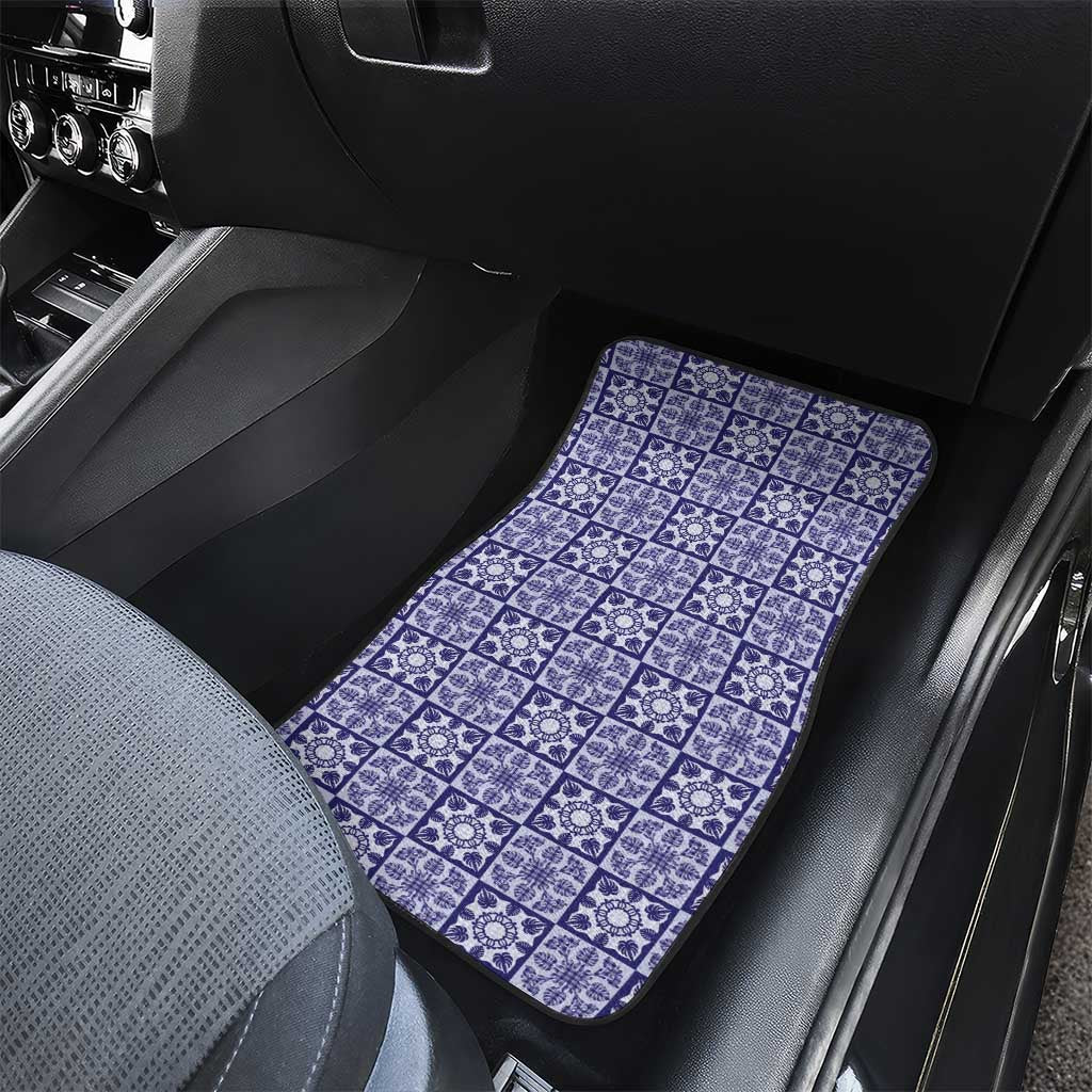 Polu Palaka Quilt Hawaii Car Mats Hawaiian Tropical Monstera Sea Turtle