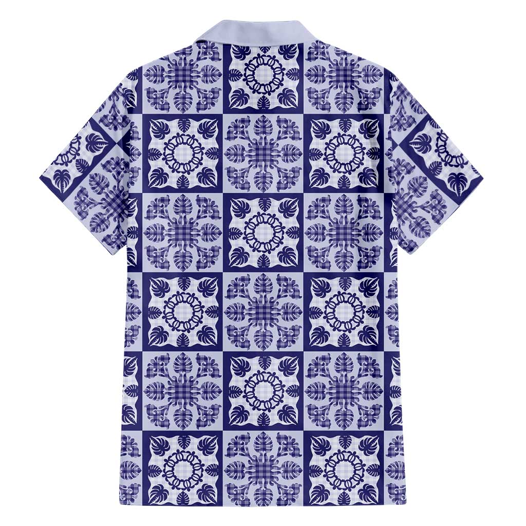 Polu Palaka Quilt Hawaii Family Matching Long Sleeve Bodycon Dress and Hawaiian Shirt Hawaiian Tropical Monstera Sea Turtle LT14 - Polynesian Pride
