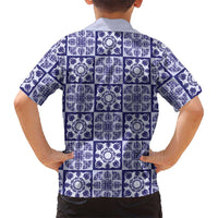 Polu Palaka Quilt Hawaii Family Matching Summer Maxi Dress and Hawaiian Shirt Hawaiian Tropical Monstera Sea Turtle LT14 - Polynesian Pride