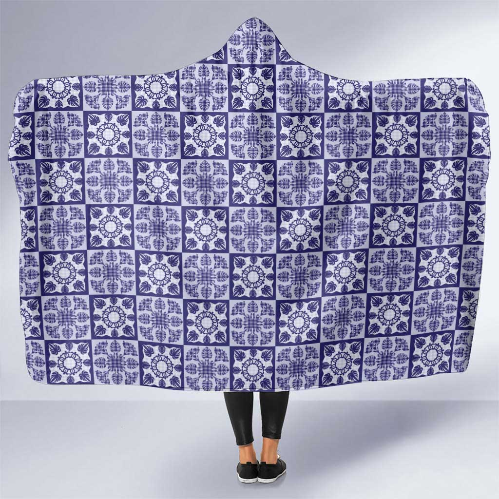 Polu Palaka Quilt Hawaii Hooded Blanket Hawaiian Tropical Monstera Sea Turtle