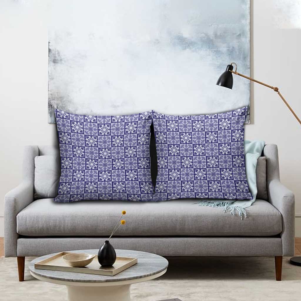 Polu Palaka Quilt Hawaii Pillow Cover Hawaiian Tropical Monstera Sea Turtle