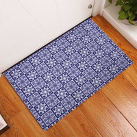 Polu Palaka Quilt Hawaii Rubber Doormat Hawaiian Tropical Monstera Sea Turtle