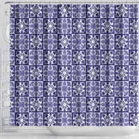 Polu Palaka Quilt Hawaii Shower Curtain Hawaiian Tropical Monstera Sea Turtle