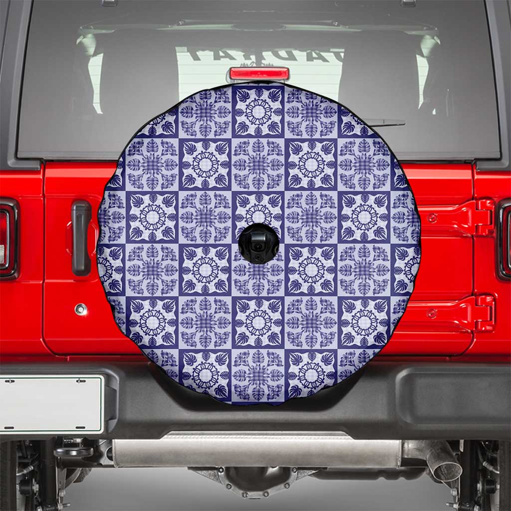 Polu Palaka Quilt Hawaii Spare Tire Cover Hawaiian Tropical Monstera Sea Turtle