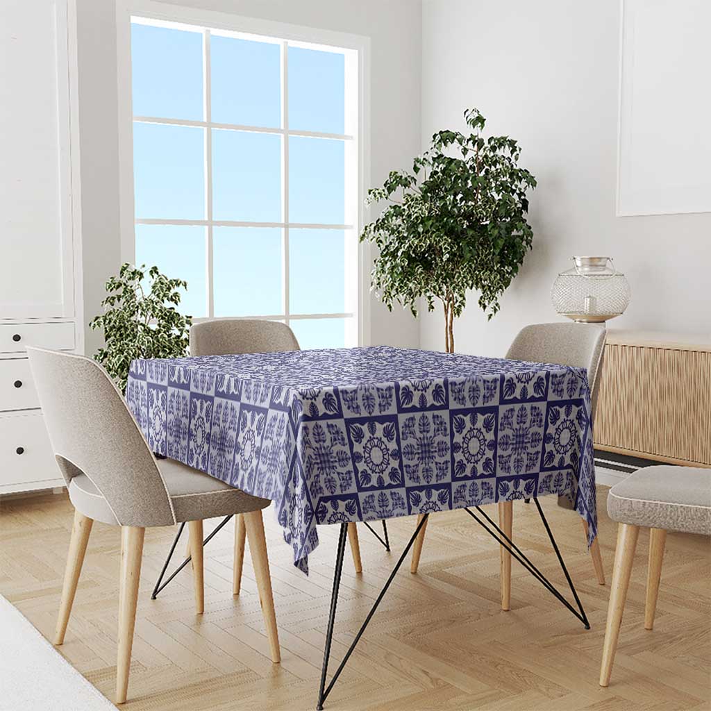 Polu Palaka Quilt Hawaii Tablecloth Hawaiian Tropical Monstera Sea Turtle
