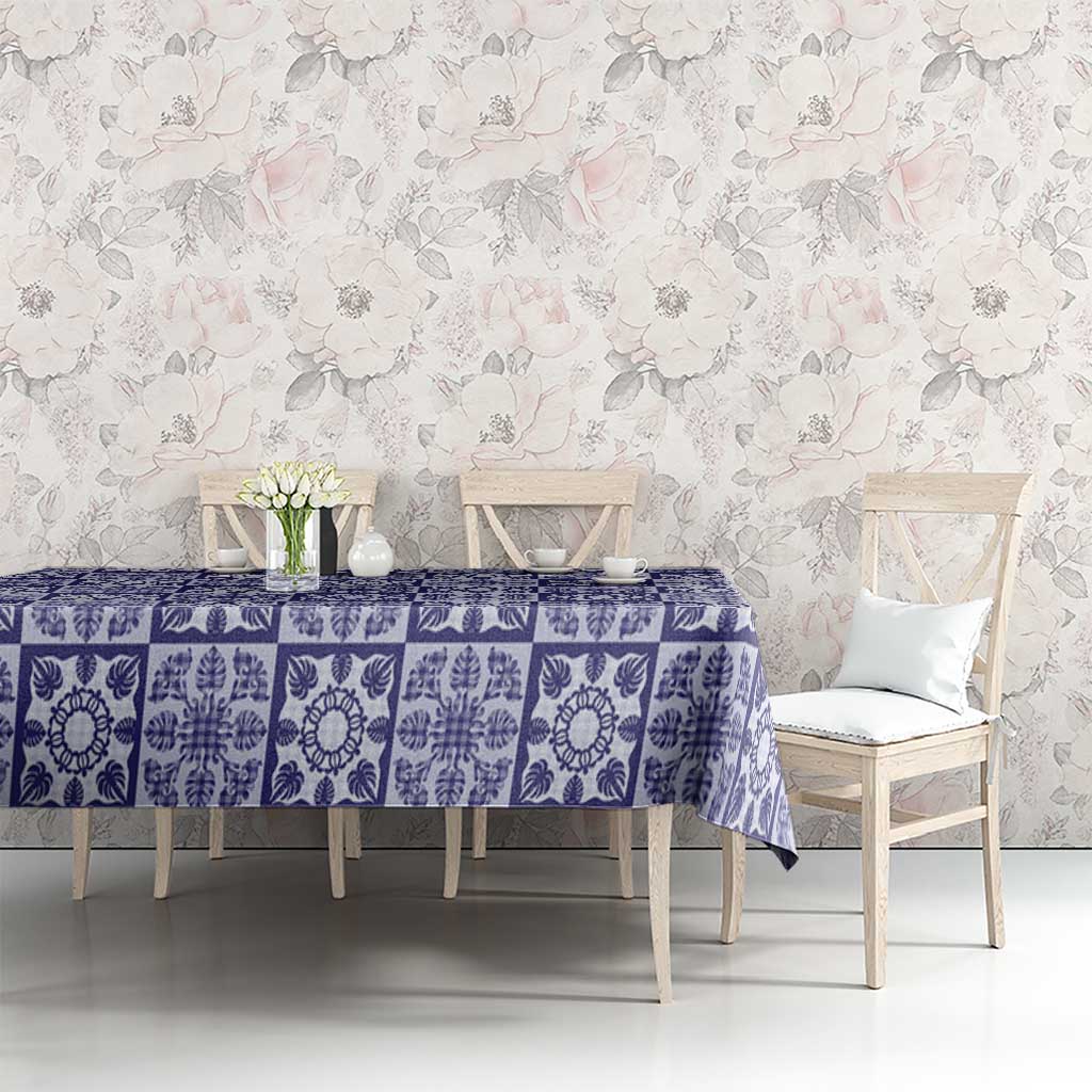 Polu Palaka Quilt Hawaii Tablecloth Hawaiian Tropical Monstera Sea Turtle