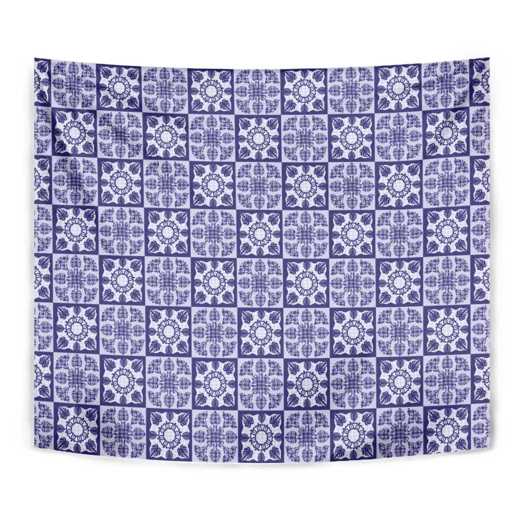 Polu Palaka Quilt Hawaii Tapestry Hawaiian Tropical Monstera Sea Turtle