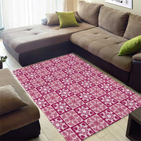 Akala Palaka Quilt Hawaii Area Rug Hawaiian Tropical Monstera Sea Turtle