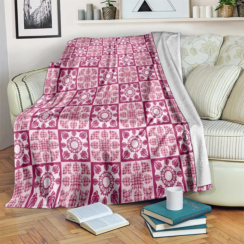 Akala Palaka Quilt Hawaii Blanket Hawaiian Tropical Monstera Sea Turtle