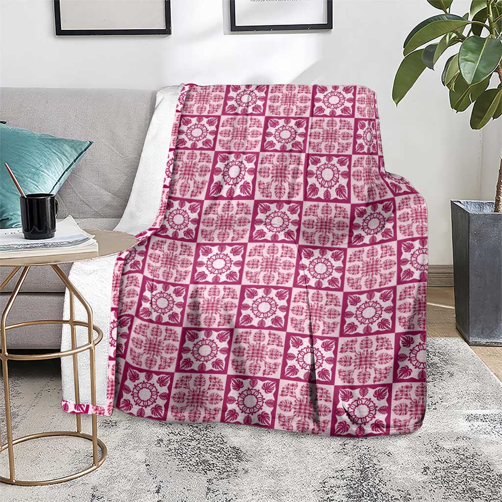 Akala Palaka Quilt Hawaii Blanket Hawaiian Tropical Monstera Sea Turtle