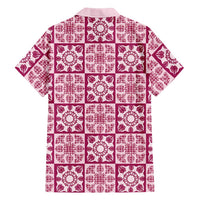 Akala Palaka Quilt Hawaii Family Matching Puletasi and Hawaiian Shirt Hawaiian Tropical Monstera Sea Turtle LT14 - Polynesian Pride