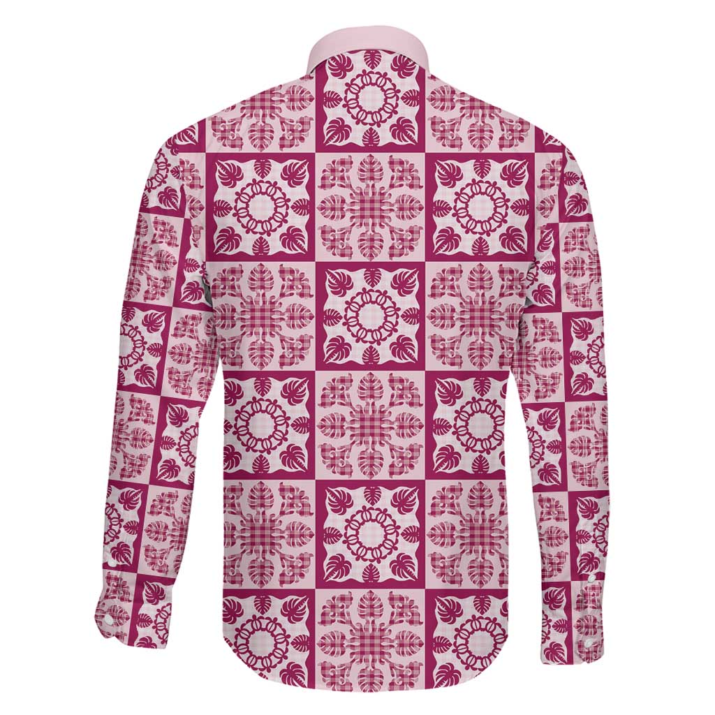 Akala Palaka Quilt Hawaii Family Matching Summer Maxi Dress and Hawaiian Shirt Hawaiian Tropical Monstera Sea Turtle LT14 - Polynesian Pride