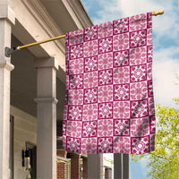 Akala Palaka Quilt Hawaii Garden Flag Hawaiian Tropical Monstera Sea Turtle