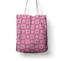 Akala Palaka Quilt Hawaii Tote Bag Hawaiian Tropical Monstera Sea Turtle
