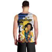 Personalised Philippines Women's Day Men Tank Top Filipino Golden Sun With Polynesian Pattern LT14 - Polynesian Pride