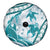 Cyan Polynesia Spare Tire Cover Polynesian Turtle Shark Tattoo Tropical Vintage