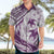 Purple Polynesia Hawaiian Shirt Polynesian Turtle Shark Tattoo Tropical Vintage LT14 - Polynesian Pride