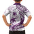 Purple Polynesia Hawaiian Shirt Polynesian Turtle Shark Tattoo Tropical Vintage LT14 - Polynesian Pride