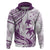 Purple Polynesia Hoodie Polynesian Turtle Shark Tattoo Tropical Vintage LT14 Zip Hoodie Purple - Polynesian Pride