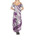 Purple Polynesia Summer Maxi Dress Polynesian Turtle Shark Tattoo Tropical Vintage LT14 - Polynesian Pride