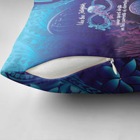 Polynesia Jellyfish Memorial Personalised Pillow Cover Infinity Jellies Polynesian Pattern