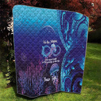 Polynesia Jellyfish Memorial Personalised Quilt Infinity Jellies Polynesian Pattern